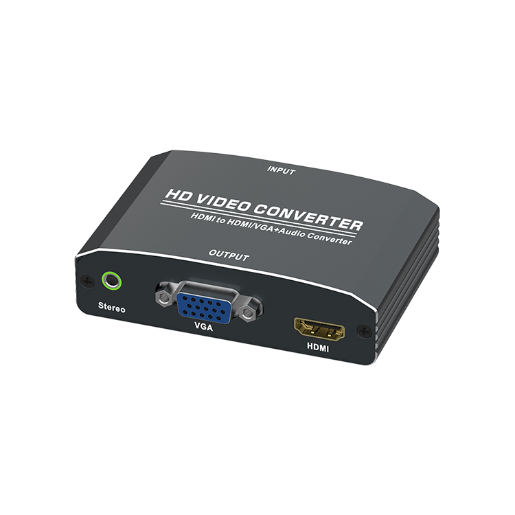 PII-632 Convertidor HDMI VGA+HDMI con audio de 3,5 mm compatible con 1080P