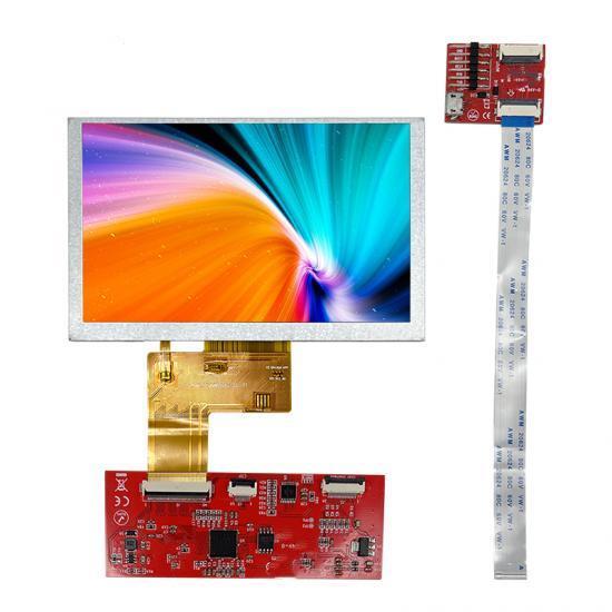 5' interfaz capacitiva del interfaz LCD UART función 800x480 Hmi módulo de pantalla Tft Lcd de 5 pulgadas