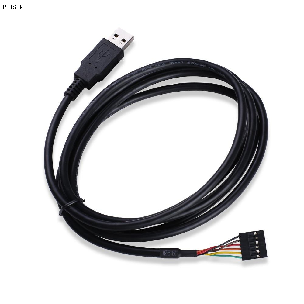 Cable USB a UART TTL-232R-5V y TTL-232R-3V3 Admite señales UART +5V/3V3