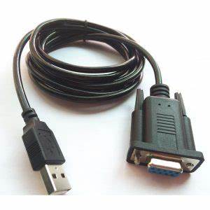 Cable adaptador USB a serie FTDI Chipset con puerto RS232 DB9 macho y hembra 