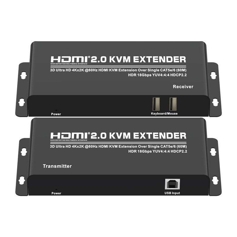 PII-51060E(HDMI2.0 60 m KVM) Extensor USB HDMI HDBaseT™ 2.0 KVM (4K a 100 m)