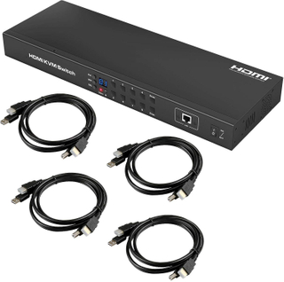 Conmutador KVM HDMI 8X1 personalizado de 8 puertos